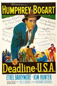 Poster to the movie "Deadline - U.S.A." #1145953