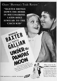 Poster to the movie "Under the Pampas Moon" #1202925