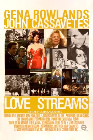 Poster to the movie "Love Streams" #742377