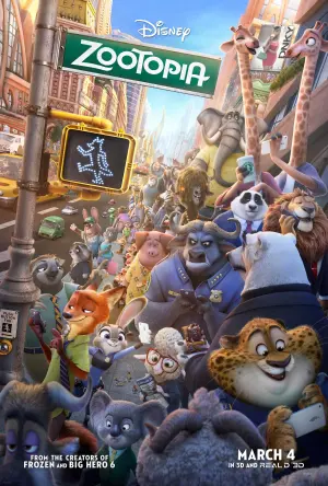 Poster to the movie "Zootopia" #16666