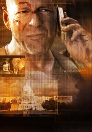 Poster to the movie "Live Free or Die Hard" #275356