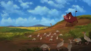 Backdrop to the movie "The Lion King II: Simba