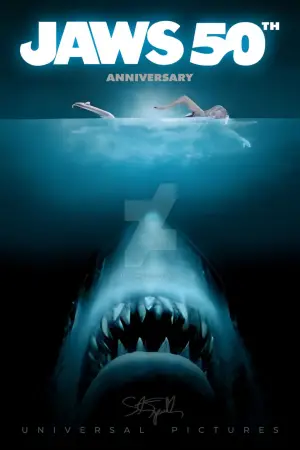 Poster to the movie "Jaws @ 50: The Definitive Inside Story" #680256