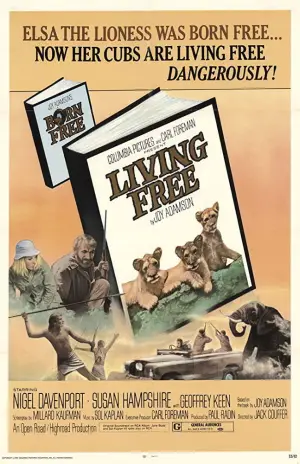 Poster to the movie "Living Free" #742311