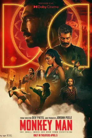 Poster to the movie "Monkey Man" #598300