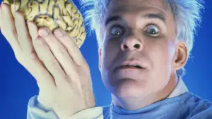 Backdrop to the movie "The Man with Two Brains" #299026