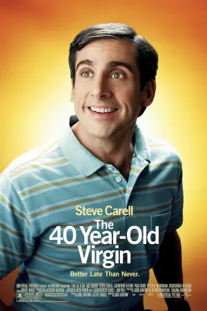 Poster to the movie "The 40 Year Old Virgin" #613335