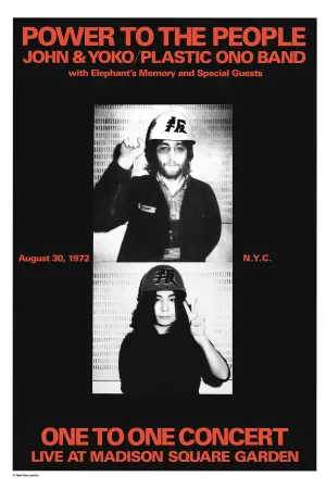 Poster to the movie "Power to the People: John & Yoko Live in NYC" #797402