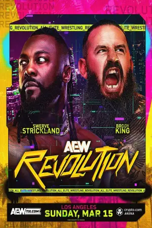 Poster to the movie "AEW Revolution" #768901