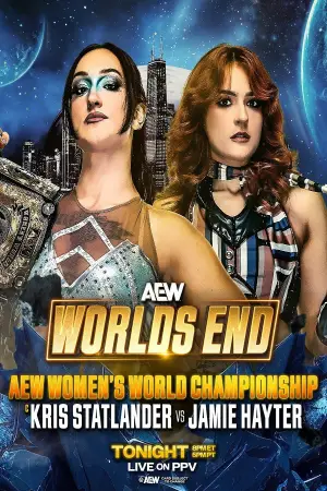 Poster to the movie "AEW Worlds End 2025" #935004