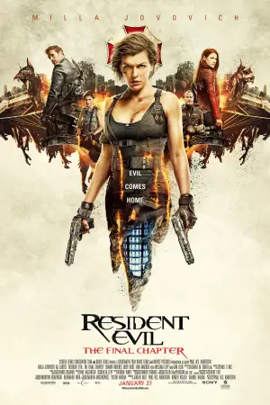 Poster to the movie "Resident Evil: The Final Chapter" #691540