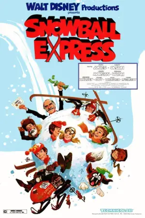 Poster to the movie "Snowball Express" #695571