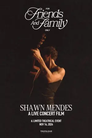 Movie poster "Shawn Mendes: For Friends and Family Only – A Live Concert Film"