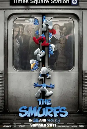 Poster to the movie "The Smurfs" #733597