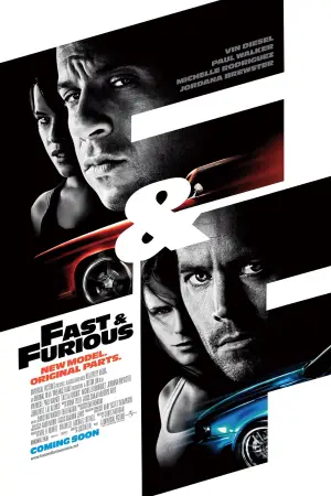 Poster to the movie "Fast & Furious" #643488