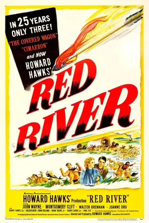 Poster to the movie "Red River" #727266