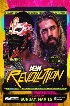 Poster to the movie "AEW Revolution" #768904