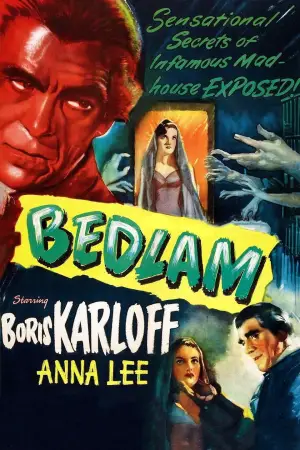 Poster to the movie "Bedlam" #640574