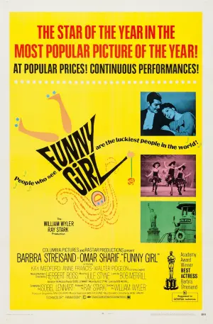 Poster to the movie "Funny Girl" #233486