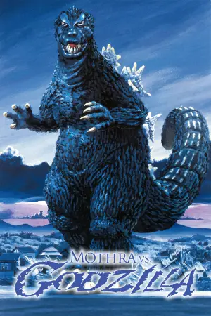 Poster to the movie "Mothra vs. Godzilla" #859389