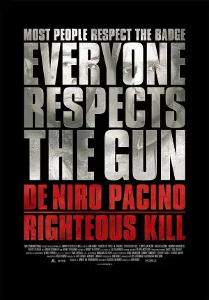 Poster to the movie "Righteous Kill" #872803