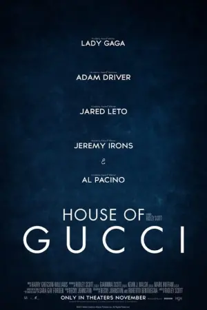 Poster to the movie "House of Gucci" #274794