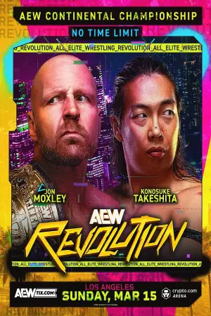 Poster to the movie "AEW Revolution" #768911