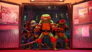 Backdrop to the movie "Teenage Mutant Ninja Turtles: Mutant Mayhem" #622593