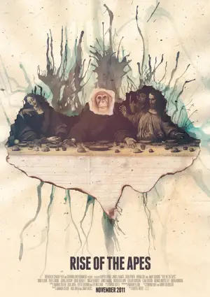 Poster to the movie "Rise of the Planet of the Apes" #598962