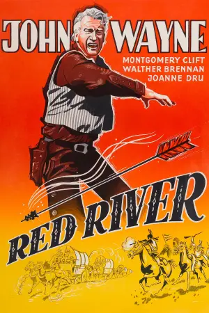 Poster to the movie "Red River" #727272