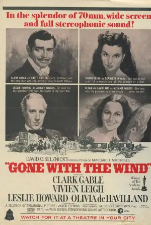 Poster to the movie "Gone with the Wind" #835254