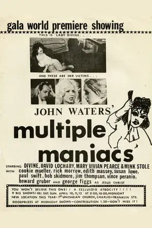 Poster to the movie "Multiple Maniacs" #818441
