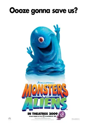 Poster to the movie "Monsters vs Aliens" #647978