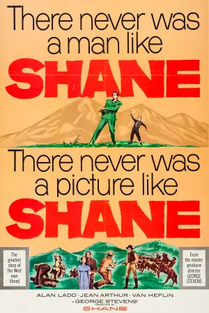 Poster to the movie "Shane" #217410