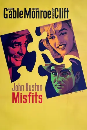 Poster to the movie "The Misfits" #858305