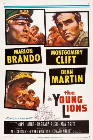 Poster to the movie "The Young Lions" #157264