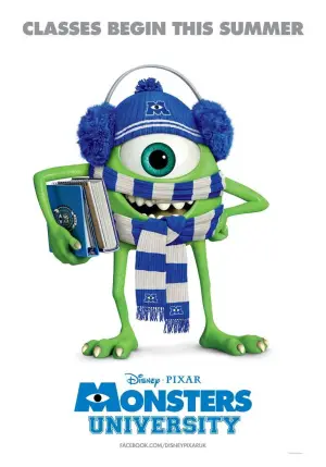 Poster to the movie "Monsters University" #788617
