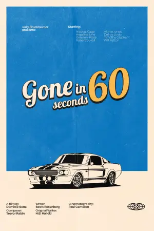Poster to the movie "Gone in Sixty Seconds" #696650