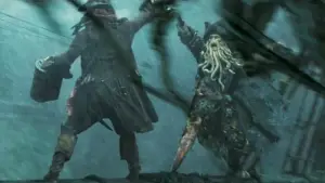 Backdrop to the movie "Pirates of the Caribbean: At World