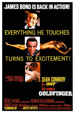 Poster to the movie "Goldfinger" #621112