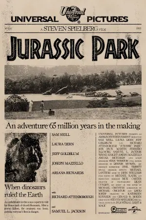 Poster to the movie "Jurassic Park" #598219