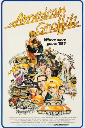 Poster to the movie "American Graffiti" #877923