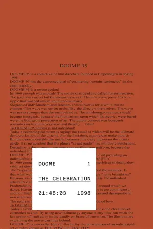 Poster to the movie "The Celebration" #200999