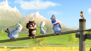 Backdrop to the movie "A Stork