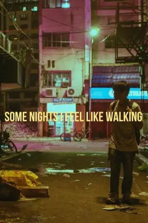 Poster to the movie "Some Nights I Feel Like Walking" #701234