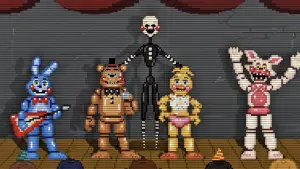 Backdrop to the movie "Five Nights at Freddy