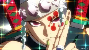 Backdrop to the movie "Demon Slayer: Kimetsu no Yaiba Entertainment District Infiltration Arc" #618083