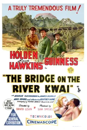 Poster to the movie "The Bridge on the River Kwai" #753403