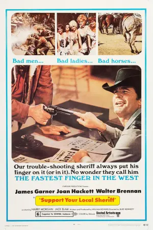 Poster to the movie "Support Your Local Sheriff!" #144801