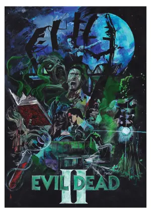 Poster to the movie "Evil Dead II" #207951